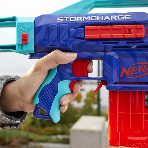 PISTOLET NERF ELITE 2.0 Automatyczny STORMCHARGE 4W1 20 STRZAŁEK +10 WAFFLE na Arena.pl