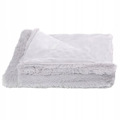 KOC WŁOCHACZ NARZUTA NA ŁÓŻKO PLED MIĘKKI GRUBY CIEPŁY 220x240 cm SZARY na Arena.pl