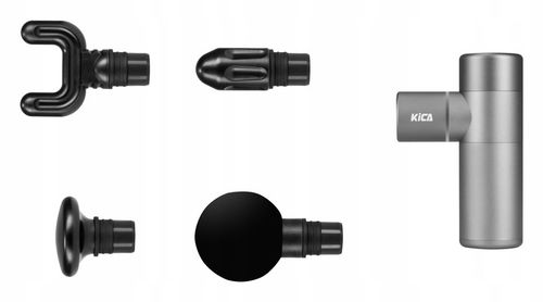 Aluminiowy pistolet do masażu Kica 4 głowice cellulit zakwasy na Arena.pl