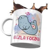 Kubek Z Foką Foczką Foczunią Słodki Na Prezent Z Nadrukiem Ze Zdjęciem