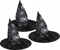 KAPELUSZ CZAROWNICY DLA DZIECI KOSTIUM WIDŹMY 3x NA HALLOWEEN BAL KARNAWAŁ
