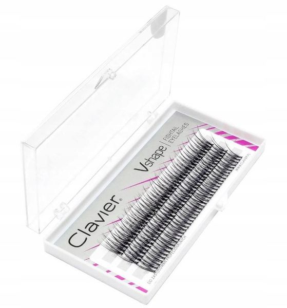 Kępki Rzęs Vshape Clavier 14mm – Jaskółki zdjęcie 5