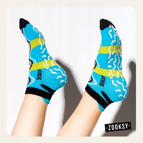 2x Skarpetki ABS Antypoślizgowe Damskie Sportowe Fitness Joga 41-46 ZOOKSY na Arena.pl