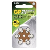 Bateria ZA312 6 sztuk 1.4V Baterie do wzmacniacza dźwięku