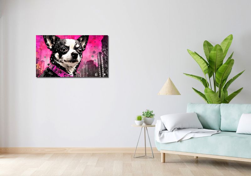 Obraz 90x50cm Mały Psiak o Dużej Duszy zdjęcie 2