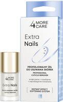 MORE4CARE EXTRA NAILS ŻEL DO USUWANIA SKÓREK PROFESJONALNY 10 ML