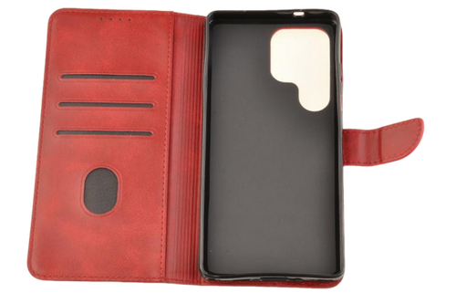 Etui portfel Wallet do Samsung Galaxy S25 Ultra czerwony na Arena.pl