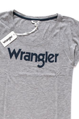 WRANGLER LOGO TEE MID GREY MEL W7376F637 M na Arena.pl