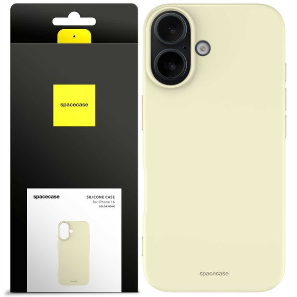 Spacecase Silicone Case Iphone 16 Bone zdjęcie 1