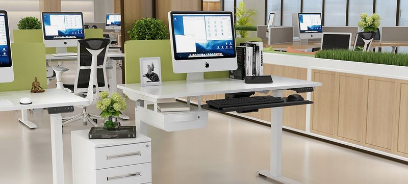 Podstawka nadstawka pod monitor organizer z szufladą USB UV SPP-UVGR zdjęcie 9