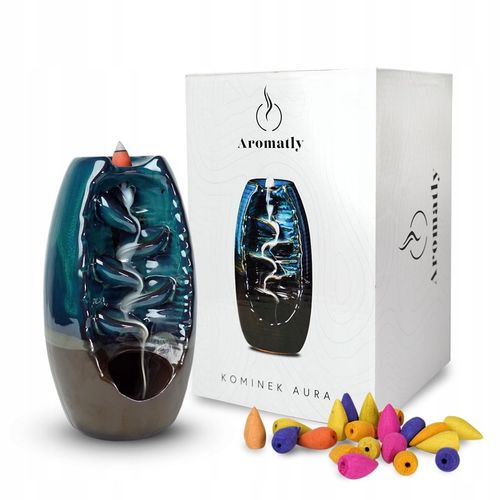 Aromatly Kominek Ceramiczny Zapachowy Kadzidło Wodospad | PREZENT na Arena.pl