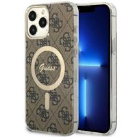 Guess GUHMP13XH4STW iPhone 13 Pro Max 6.7" brązowy/brown hardcase 4G