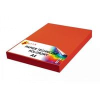 papier techniczny a4 220g czerwony intensywny 50 arkuszy