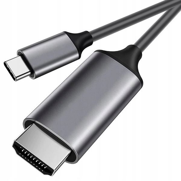 Kabel Adapter USB-C TYP C 3.1 do HDMI MHL 4K 2M zdjęcie 1