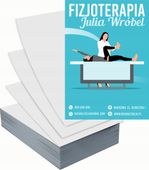 Ulotki A6 reklamowe firmowe 1000 szt różne wzory FIZJOTERAPIA