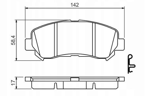 BOSCH KLOCKI HAMULCOWE PRZÓD 0986494501 na Arena.pl