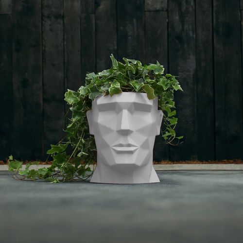 Doniczka okrągła Apollo APL10 | Biały Mat, Kolor Biały Mat, Concrette, Wymiary 11x15.5 cm na Arena.pl