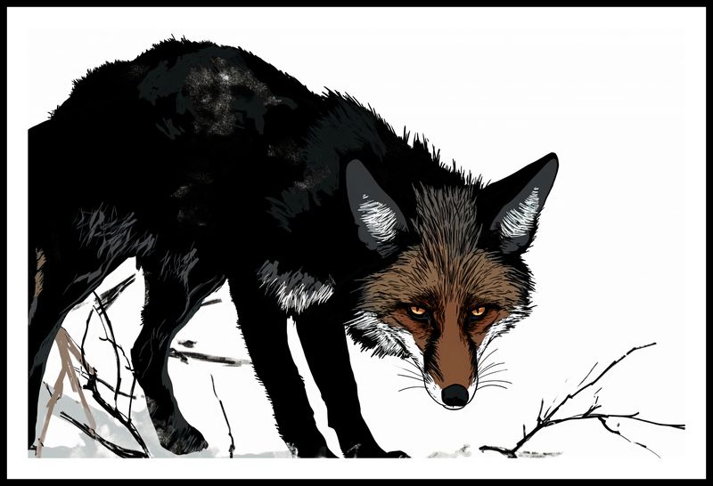 Plakat 91,5x60cm Nieufny Lis zdjęcie 3