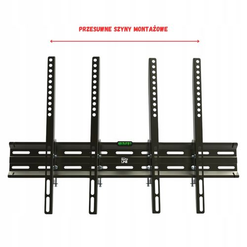 UNIWERSALNY UCHWYT TV SLIM WIESZAK DO TELEWIZORA PŁASKI SCIENNY 32-75 CALI na Arena.pl