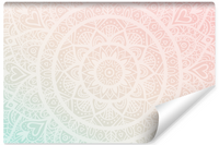 Fototapeta Do Sypialni Pastele MANDALA Ornamenty Styl Boho 400cm x 280cm