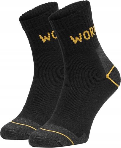 Skarpety robocze bawełna BHP WORK grube ciepłe Frotte 39/42 - 12 pak na Arena.pl