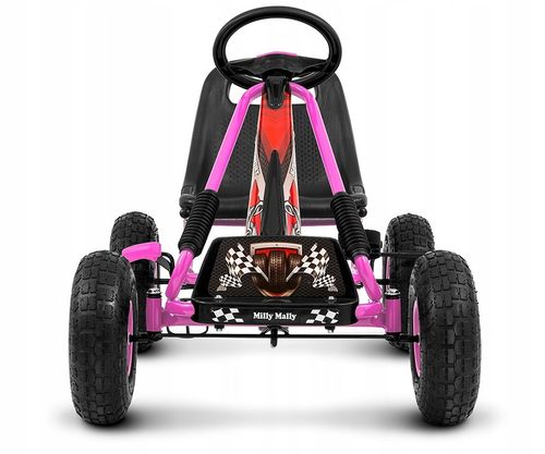 Gokart na pedały Milly Mally Thor Pink na Arena.pl