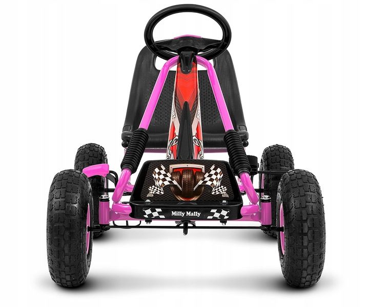 Gokart na pedały Milly Mally Thor Pink zdjęcie 3