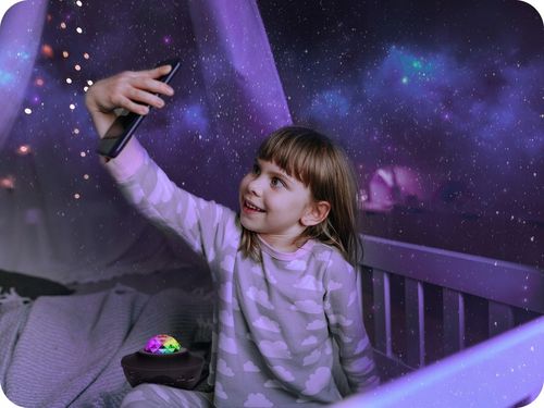 LAMPKA NOCNA KOSMOS PROJEKTOR GWIAZD RZUTNIK GWIAZD NIEBA DLA DZIECI PILOT na Arena.pl