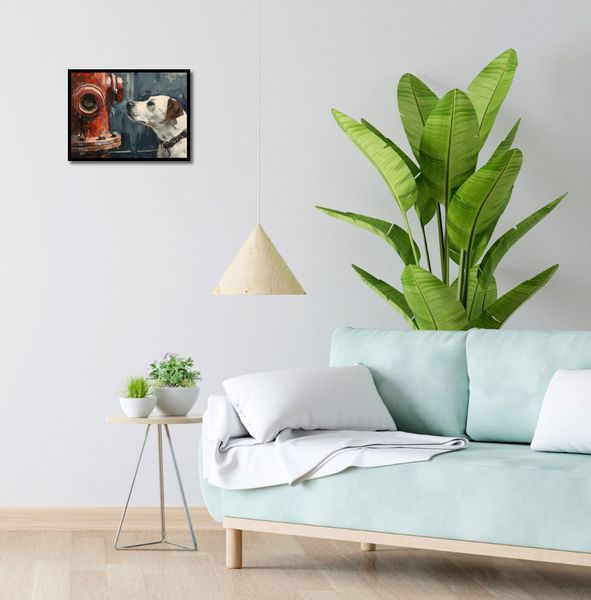 Plakat 40x30cm Kumpel przy Hydrancie zdjęcie 4