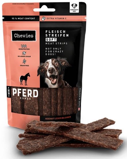 Chewies Meat Strips Soft Mini Konina 70g zdjęcie 1