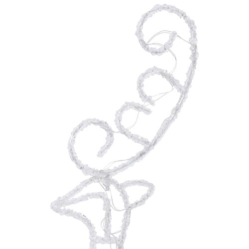 Świąteczne, lecące renifery z saniami, akryl, 260x21x87 cm na Arena.pl