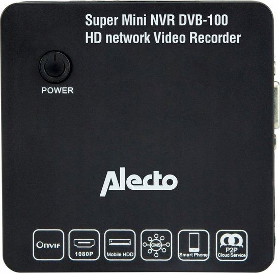 Alecto DVB-100 NVR Kompaktowy Rejestrator Zapisuj Obrazy z Kamer Wi-Fi zdjęcie 6