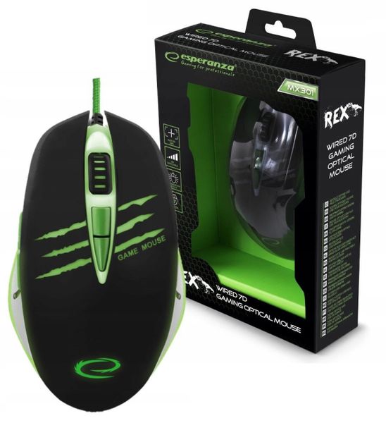 Mysz Dla Graczy Gamingowa Przewodowa 7D Usb Esperanza zdjęcie 1