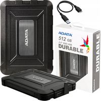 DYSK ZEWNĘTRZNY SSD 512GB ADATA USB 3.2 PANCERNY ODPORNY SZYBKI 520/450MB/s