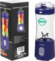 BLENDER AKUMULATOROWY USC-C 380ml / 2x3000mAh NIEBIESKI