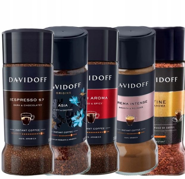 ZESTAW DAVIDOFF ROZPUSZCZALNY MIX SMAKÓW 5 SZTUK zdjęcie 1