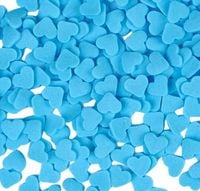 POSYPKA CUKROWA - SERCA SERDUSZKA niebieskie - 50g