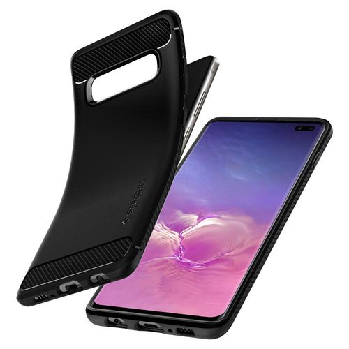 SPIGEN RUGGED ARMOR - Samsung Galaxy S10+ - MATTE BLACK na Arena.pl