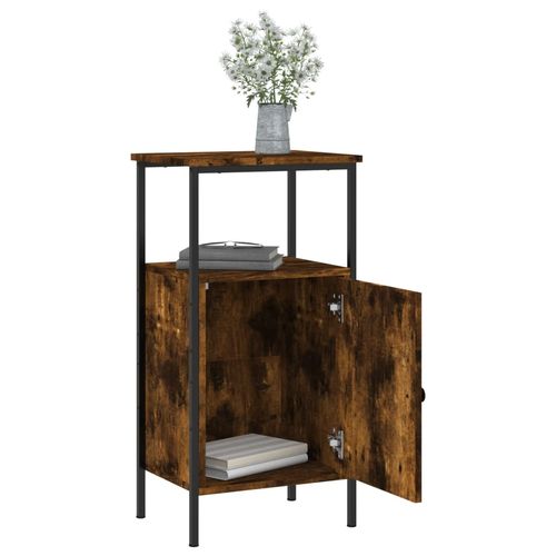 Szafka nocna, przydymiony dąb, 41x31x80 cm na Arena.pl