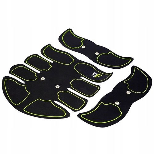 Elektrostymulator Stymulator Mięśni Brzucha + Żelowe Nakładki Motylki 4 szt na Arena.pl