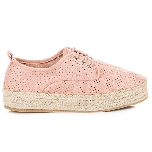 AŻUROWE ESPADRYLE NA PLATFORMIE Rozmiar - 40 na Arena.pl