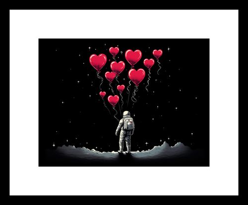 Plakat 20x15cm Astronauta Własnych Celi na Arena.pl