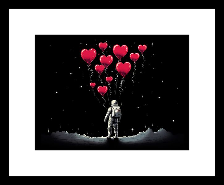 Plakat 20x15cm Astronauta Własnych Celi zdjęcie 3