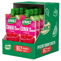 Łowicz Deser a la sernik z malinami na zimno 100 g x 12 sztuk