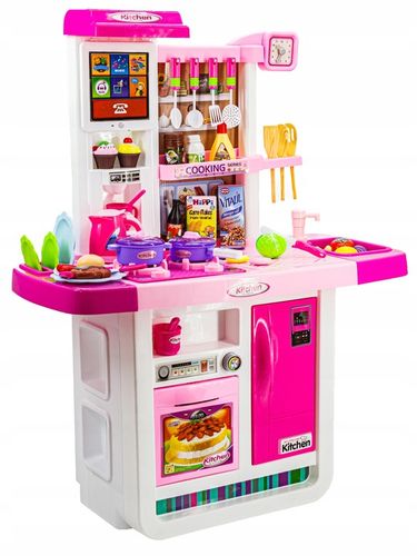DUŻA KUCHNIA DLA DZIECI Kuchenka Akcesoria Światło na Arena.pl