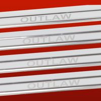 Listwa progowa NISSAN NAVARA D40 OUTLAW Stal nierdzewna 304 połysk 4szt