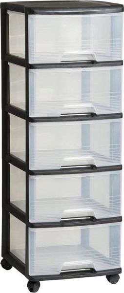 Curver Regał przezroczysty 5x20L Curver 50382 zdjęcie 1
