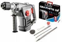 GRAPHITE Młot udarowy SDS Max 1250W, walizka 58G874
