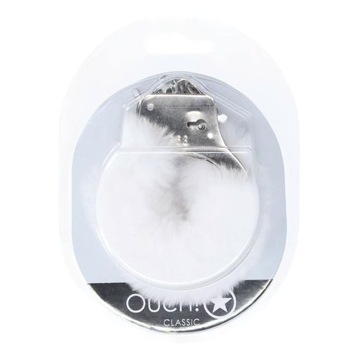 Classic Fluffy Handcuffs - White na Arena.pl