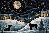 Plakat 30x20cm Nocny Psi Patrol